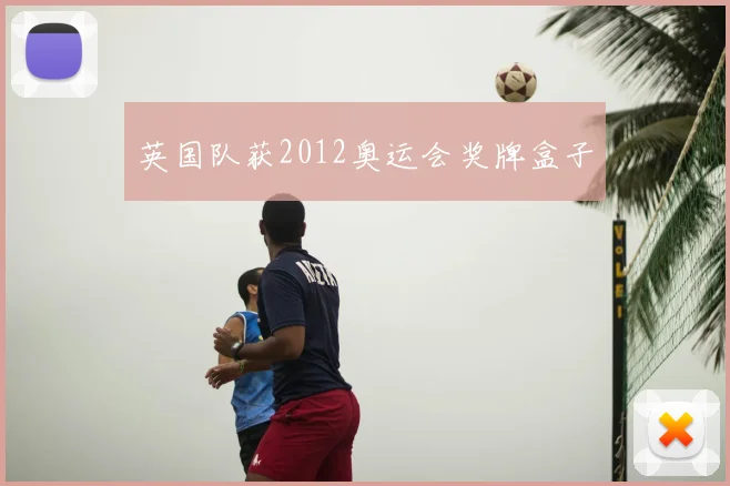 英国队获2012奥运会奖牌盒子